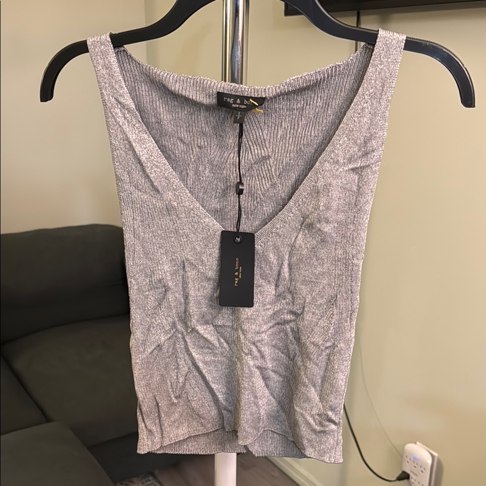 Rag & Bien Dolores Grey Women's Tank Top